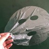 UKCOCO Disposable Plastic Face Pack Sheets, 200 Sheets, Transparent Sheet