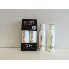 KERATIN COMPLEX SMOOTHING THERAPY KERATIN CARE SHAMPOO & CONDITINER TRAVEL KET