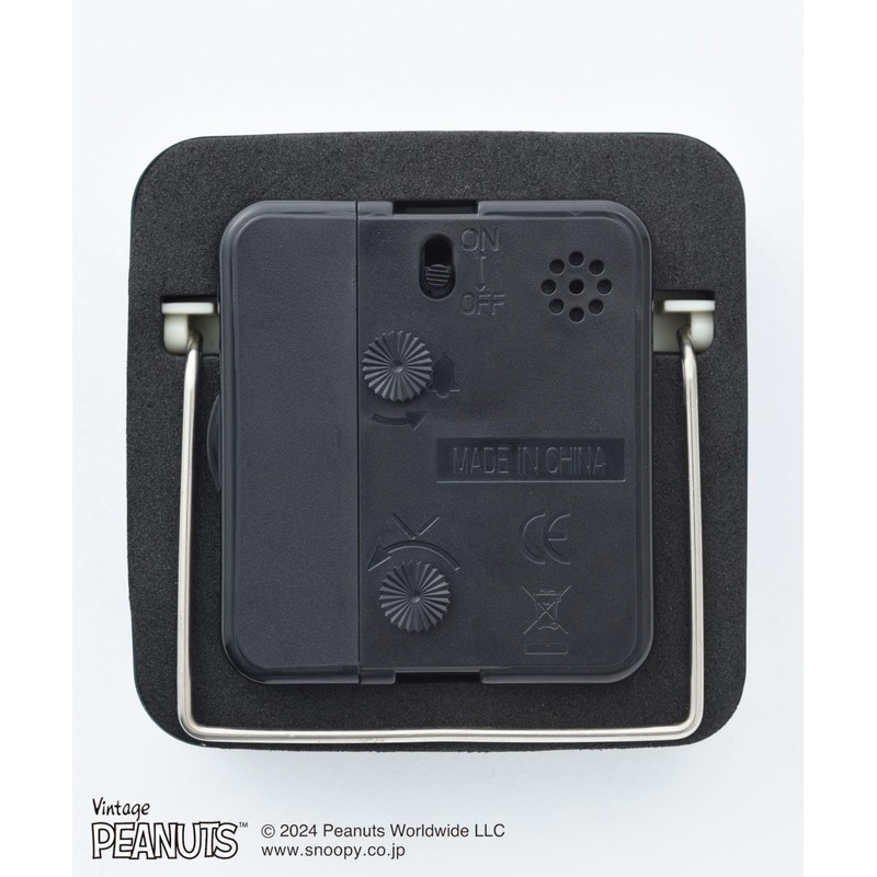 BRUNO PEANUTS BCA031-DR Comic Alarm Clock, Green Type, Other, No