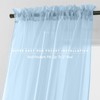 Elegant Comfort 2-Piece Sheer Panel with 2inch Rod Pocket -