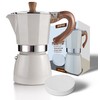 AGOGO Milano Moka Pot Stovetop Espresso Maker with 100 Paper