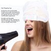 Curly Hair Drying Net Plopping Cap, Adjustable Strap Reusable Cotton