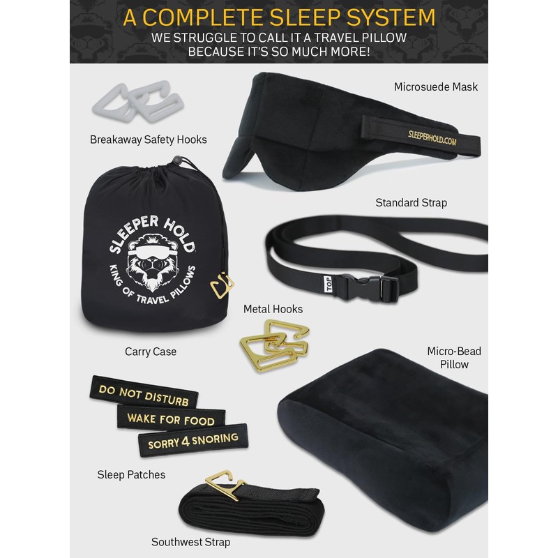 Sleeper Hold Travel Pillow - Real Sleeping Experience on Long