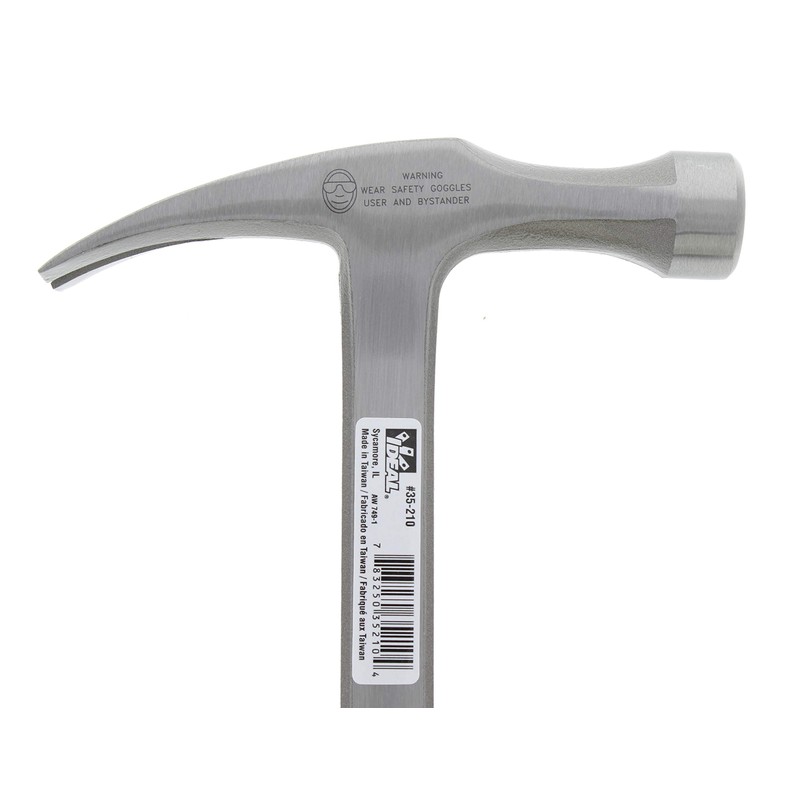 IDEAL Electrical 35-210 Drop-Forged Hammer - Electrician's Hammer 28.5 oz.