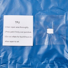 Tent Repair Kit, Air Bed Repair Patches - 7 x 7 cm Clear Waterproof Puncture Repair Tape (10)