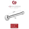 Forbidden Body Jewelry 20g Surgical Steel Basic Straight Nose Stud
