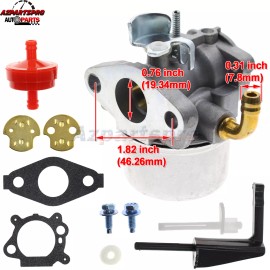 Carburetor Carb For B&S 17" 19" Craftsman 6.0HP 6.5 7.0 HP 850 DRT
