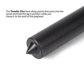 StewMac Guitar Tuner Drill Jig, 3-in-line