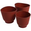 Norpro Silicone Bowl Set 3 Piece Red 1019R