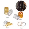 90 Piezas De Anillos De Trenza Para El Cabello, Accesorios