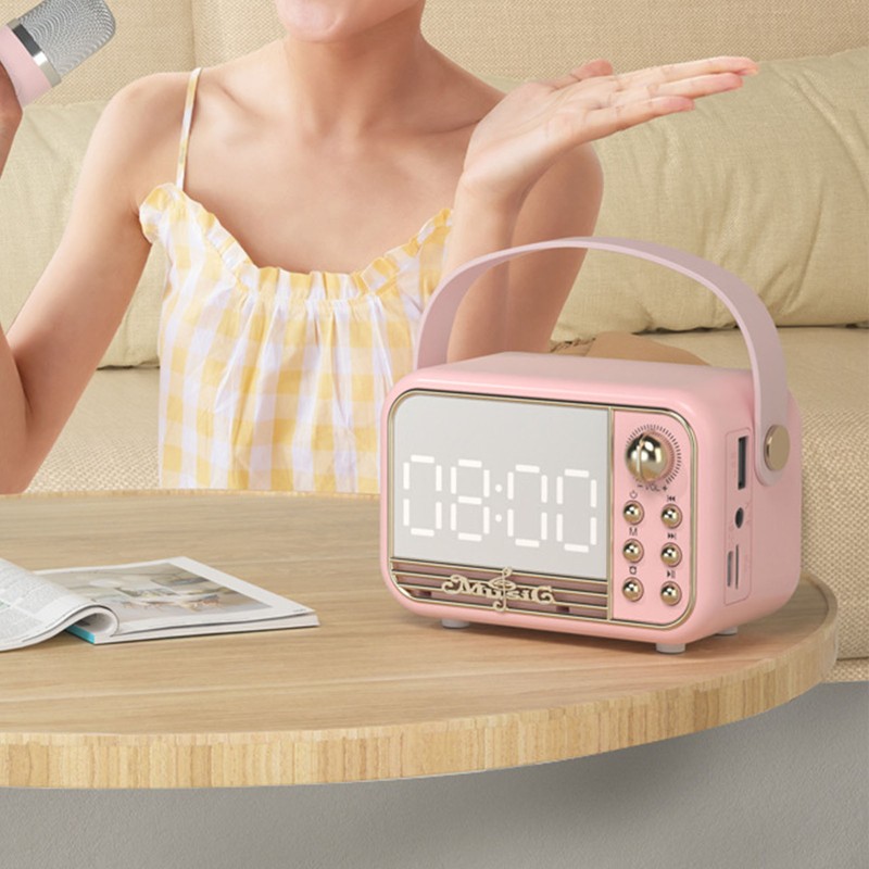 Retro Portable Bluetooth Speaker Wireless Mini Bluetooth Speaker Classical Retro