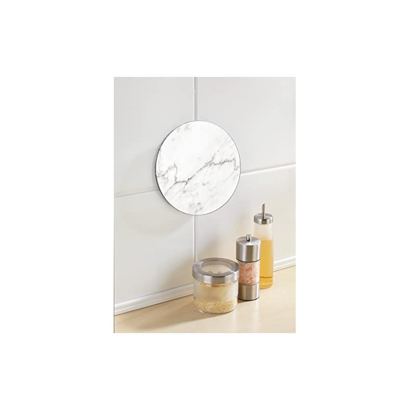 WENKO 53982100 Marble, Round Trivet for pots, Pans, Tempered Glass,