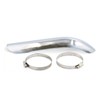 sourcingmap Exhaust Pipe Cover Curved Guard Muffler Heat Shield for