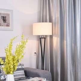 Fabric Lampshade for Table Lamp, Floor Lamp, Hanging Lamp, Linen Fabric Lampshade for Wall Lamp, Bedside Lamp, 26 x 26 x 19 cm (Linen)