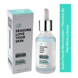 Serum Niacinamida Vitamina B5 30ml Seasons Antiacné Hidratante Facial                                                                                 