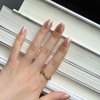 Missgooey Nail Tips, Short, Pre-Sanded, False Nails, Natural Fit, 15