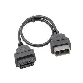 MAX COOL OBD2 Car Diagnostic Connector Adapter Cable Suitable for Nissan 14 Pin OBD1 to 16 Pin Adapter Cable