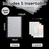 15 Sheets Junior Poly Tab Dividers for Discbound Notebooks Disc
