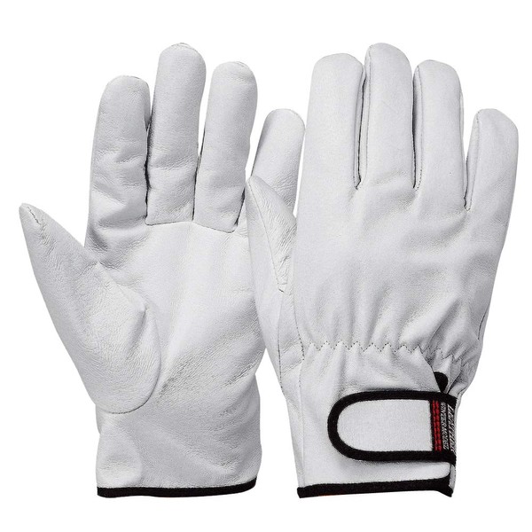 Otafuku Gloves Winter Thermal Gloves, Pigskin Crest, Thermal Protection, Magic Fastener, Inner Fleece, JW-866 L