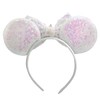 ECOSCO 2 Pcs Mouse Ears Headbands Glitter Sparkly Princess Ears
