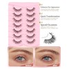 Onlyall Lashes Wispy False Eyelashes Mink Lashes Natural Look Eyelashes