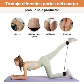 Genérico Ligas de Resistencia para Ejercicio – Bandas Elásticas de Resistencia | Accesorios Gym para Ejercicio en Casa y Gimnasio en Casa