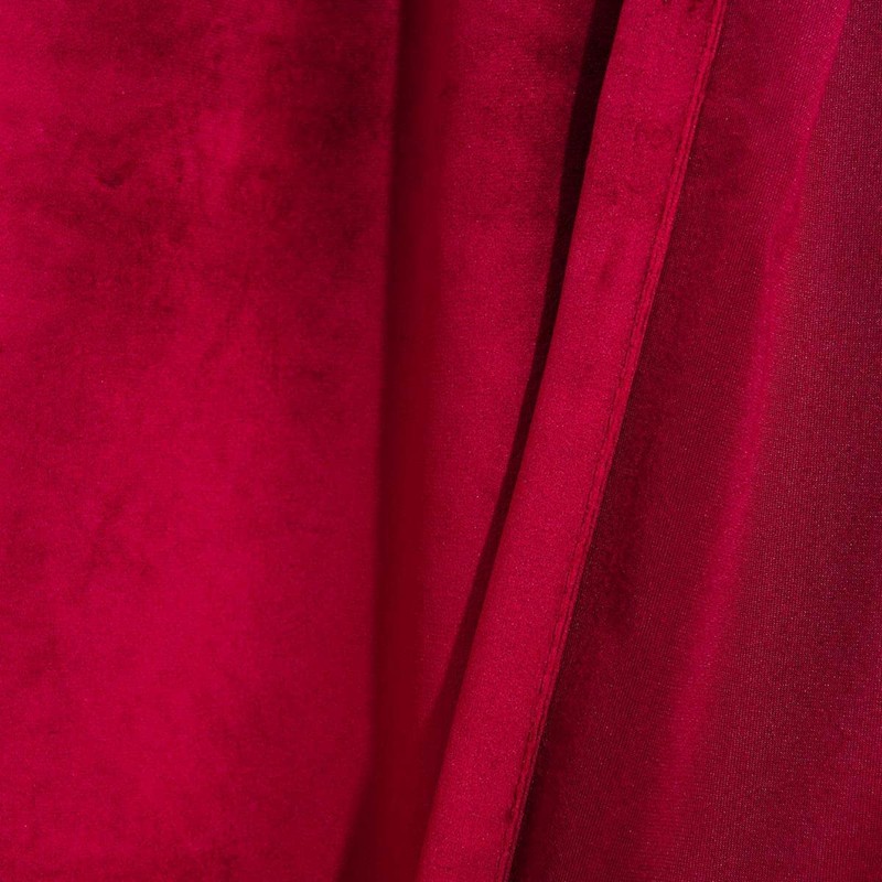 Royal Tradition Velvet Heavyweight Rod Pocket Window Curtains, Set of
