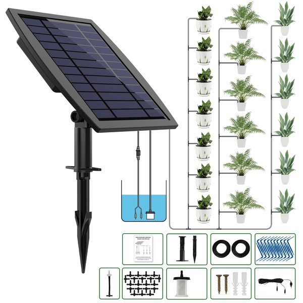 JIYANG Solar Automatic Drip Irrigation Kit System, JIYANG Solar Powered