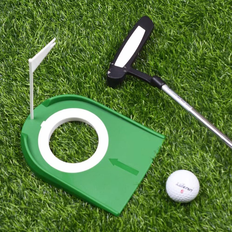 VOANZO 2PCS Golf Cup Golf Hole Golf Putting Practice Flag