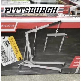 PITTSBURGH AUTOMOTIVE HEAVY DUTY ENGINE HOIST LEVELER TRANSMISSION SUPPORT LOAD LIFT TOOL 4000 LBS