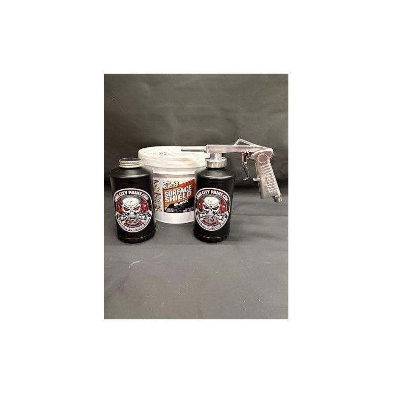 Gallon Black PB Blaster Surface Shield, Standard Undercoating Spray Gun,