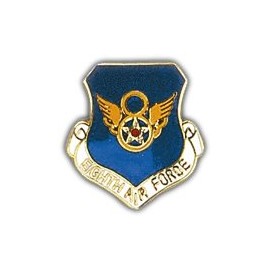 US Air Force 8th Air Force Shield Lapel Pin