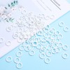 100 Pieces Roman Blind Crutain Rings 16mm Roman Curtain O
