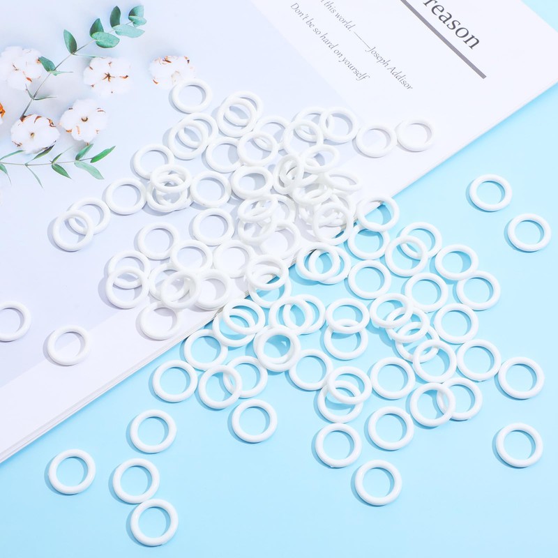 100 Pieces Roman Blind Crutain Rings 16mm Roman Curtain O
