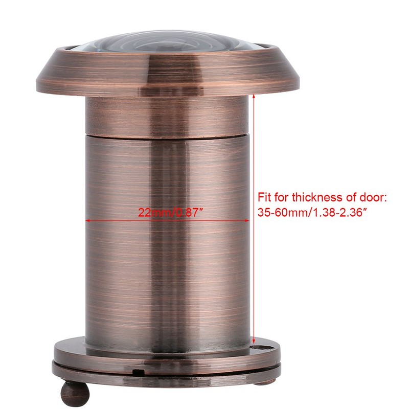 Door Viewer, Wide Angle Home Security Glass Viewer, 220 Degree