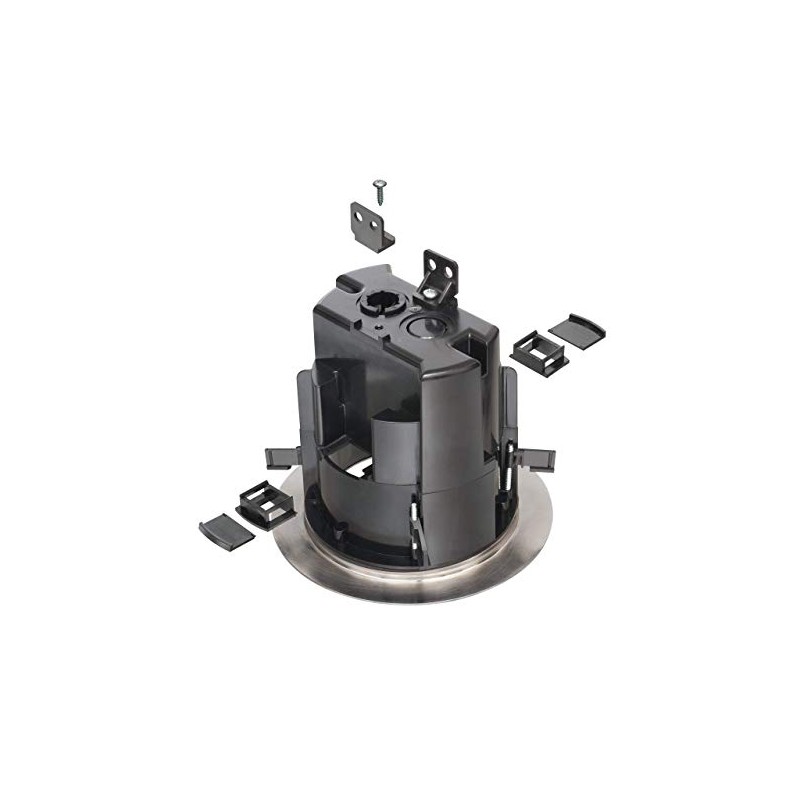 Arlington FLBR5420 Recessed Power and Data Round Floor Box (Nickel)