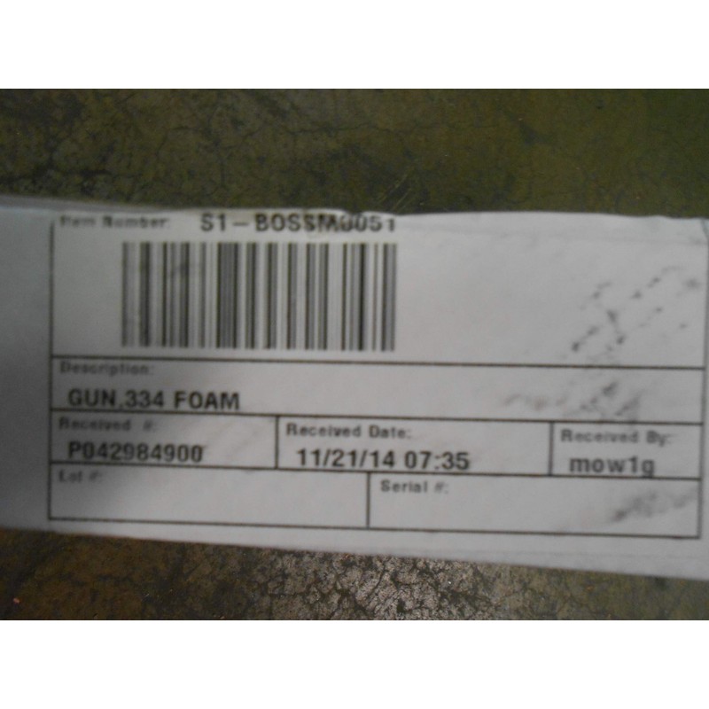 BOSSM0051 334 Hardware Spray Foam Gun