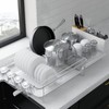 Kitsure Large Dish Drying Rack - Extendable Dish Rack, Multifunctional