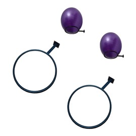 Large Stability Ball Storage RackExercise Dall Wall HolderYoga Studio Gym Exercise Ball and Equipment Organizer（2 pcs）