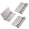 3pcs 3'' Self-Closing Stainless Steel Door Hinge Spring Door Hinge