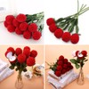 Yosoo ring box rose head with long handle long-handled flower