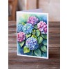 Caroline's Treasures Hydrangeas Greeting Cards Pack of 8 Blank Cards