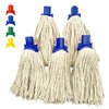 3 X Professional Cotton Mop head with plastic socket. No
