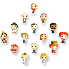 Superhero DIY Floating Figure Shelves | Out of Box Display for 4" Funko Pops | Comes with Command Strips! Black / 10-Pack