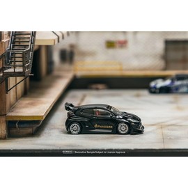 TARMACWORKS 1/64 Pandem Toyota GR Yaris Black Finished Product T64R-080-BK