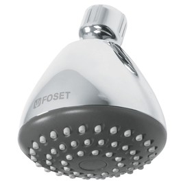 Foset Aero R-201S, Regadera 3-1/4", sin brazo, Aero, cabeza de ABS
