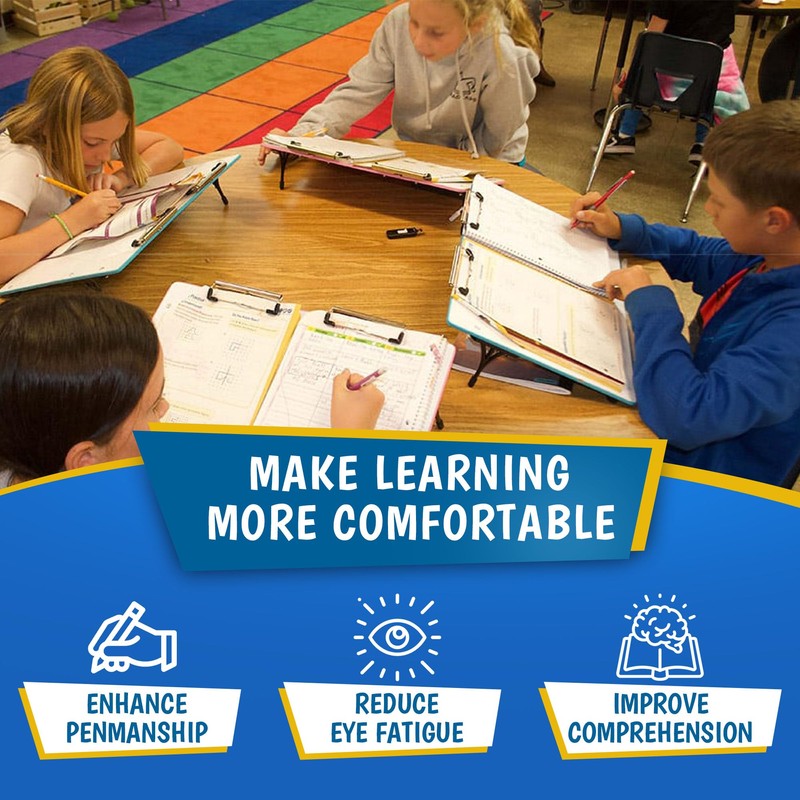 Visual Edge Slant Board for Writing - Adjustable Magnetic Whiteboard