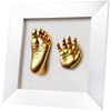 Your Design 3D Photo Frame:3D Baby Handprint Footprint Kit with