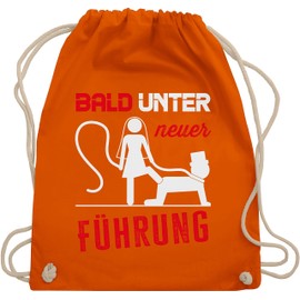 Shirtracer - Gym Bag Backpack - JGA Stag Night Men - Soon Under New Leadership, 10 Orange