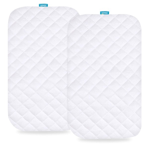 Biloban Waterproof Bassinet Mattress Pad Cover Compatible with ANGELBLISS Baby